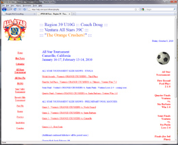 soccer website slideshows