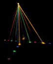 Color Gem lights dance like a laser - add fog to see beams with color gems and virtegos